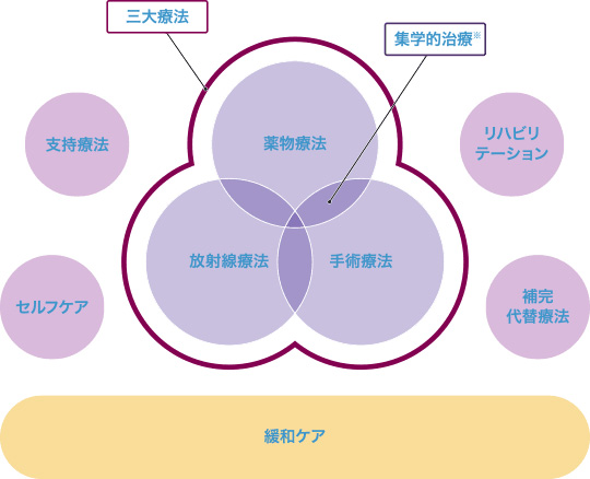 包括的がん医療の全体図