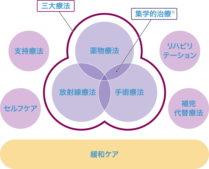 包括的がん医療の全体図