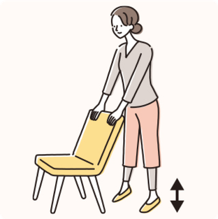 つま先立ち