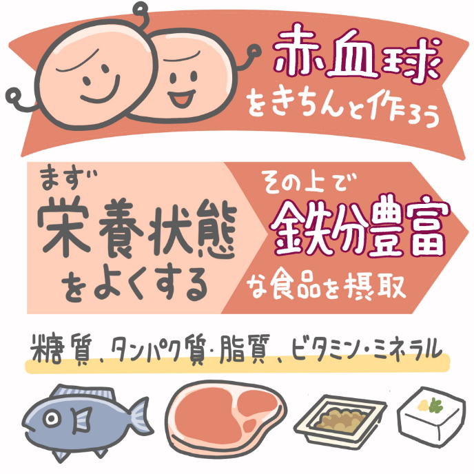 貧血があるときの食事の工夫