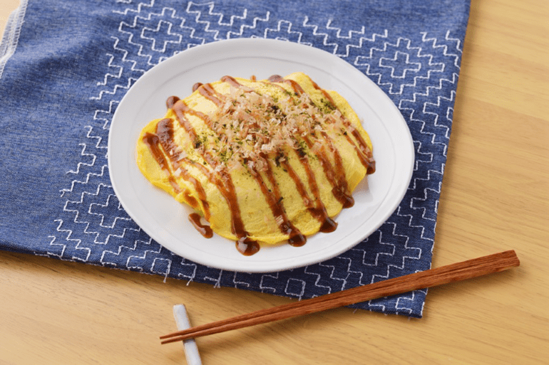 コンビニにあるもので レンジで作るとん平焼き風