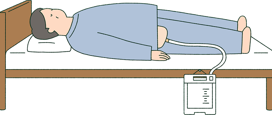 画像 寝る男性