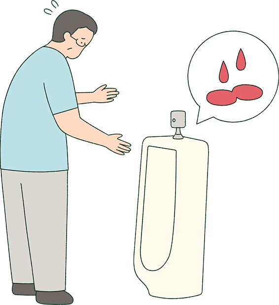 画像 血尿とDさん