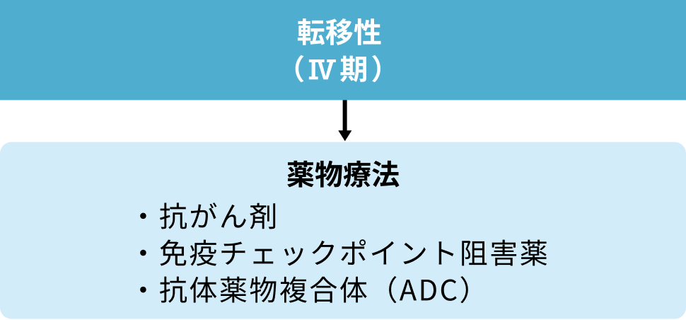 転移性膀胱がんの治療のながれ
