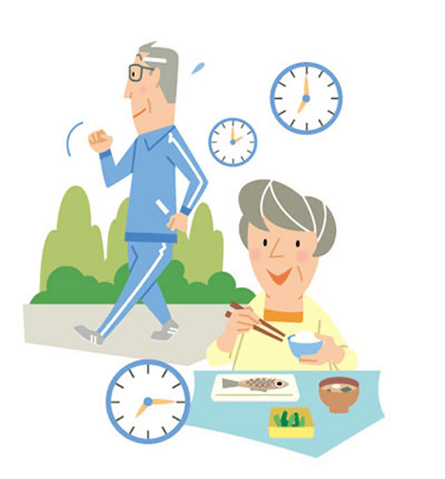 画像 基本は「規則正しい生活」