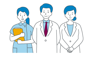 担当医や看護師、ソーシャルワーカー等に相談を