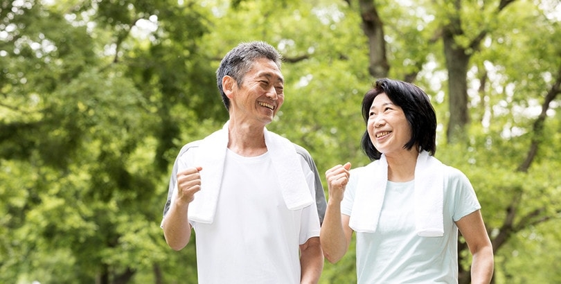 全身を使った歩き方で、気持ちも前向きに