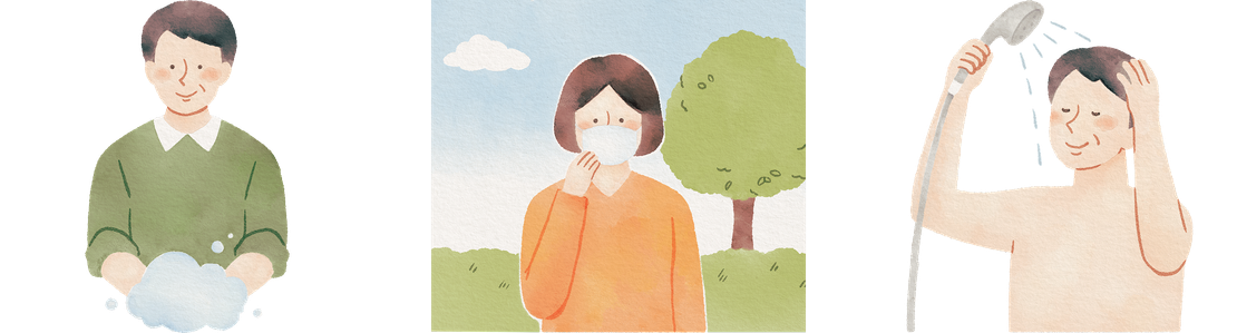 イラスト 胃がんの抗がん剤治療における感染予防とは？
