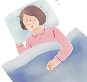 イラスト 眠る女性