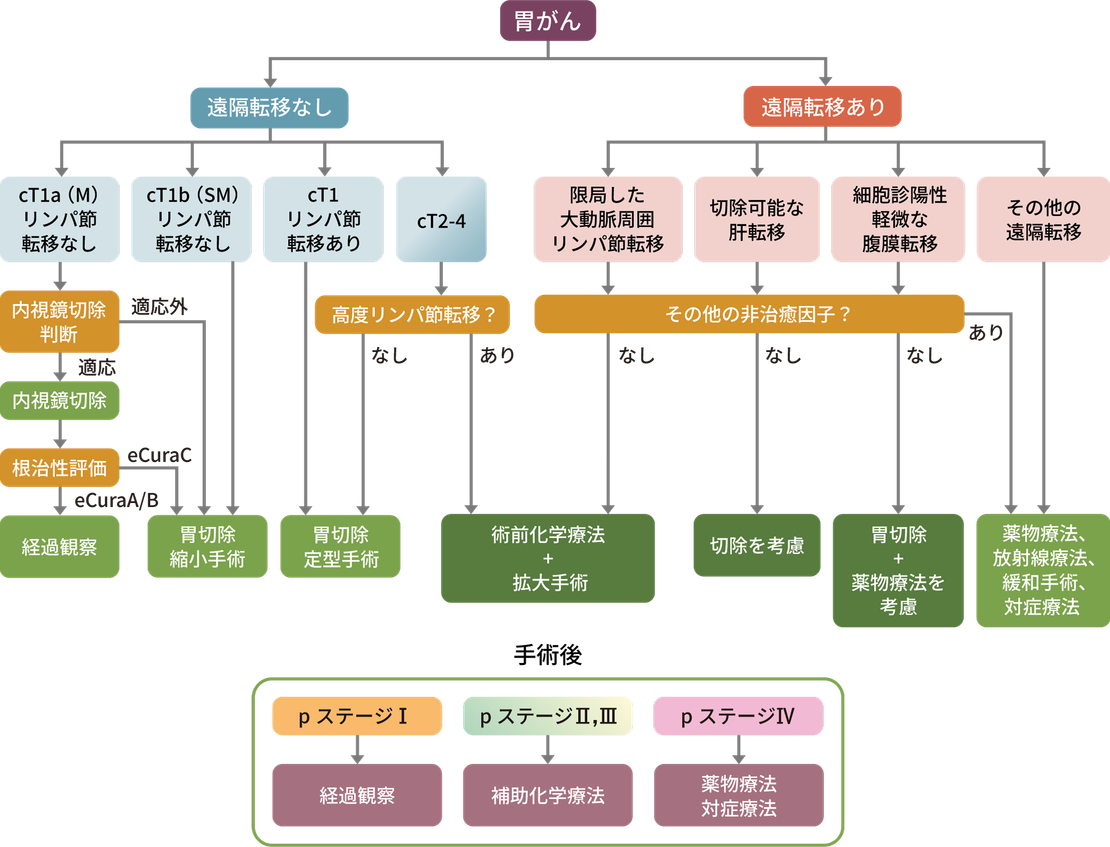 図 胃がん治療法選択について