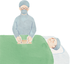 画像 手術＋手術後に抗がん剤治療